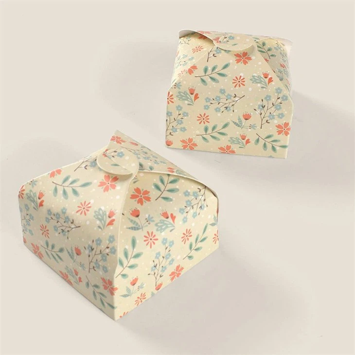 Solid Color Simple Strip Carton Chocolate High-end Carton